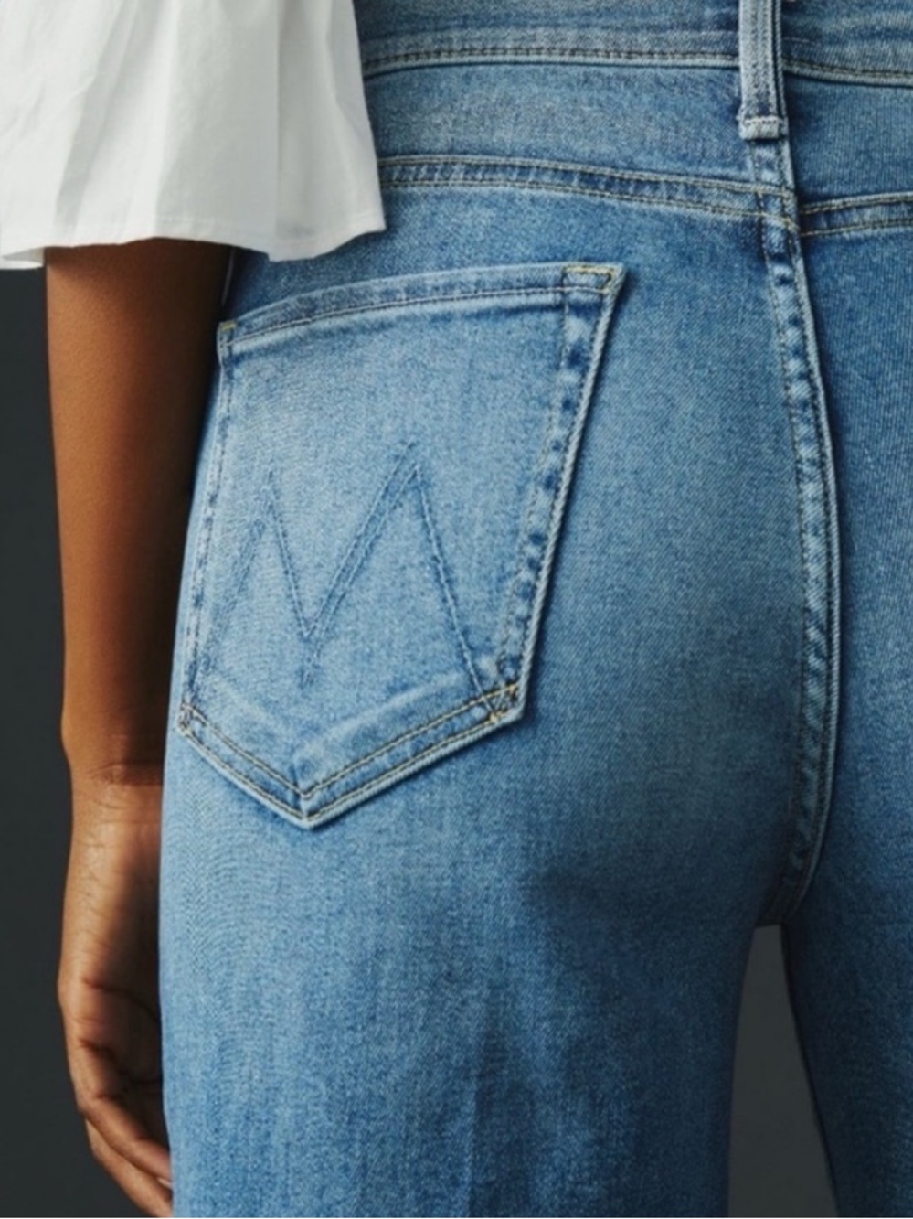 Mother Jeans The Rambler Zip Ankle in County Line - Picture 3 of 12